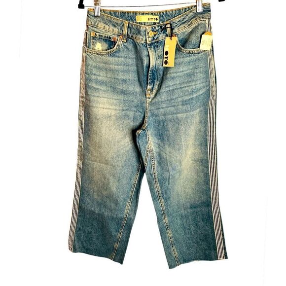 Moto Jeans Side Stripe NWT Size 30 - Picture 1 of 5
